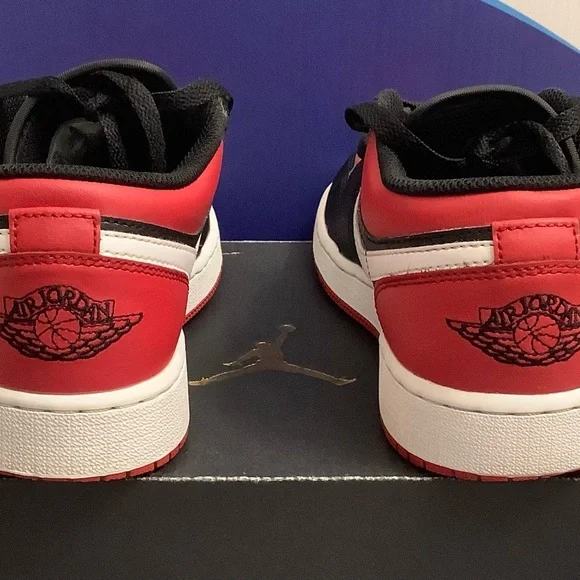 Air Jordan Low Alternate Bred Toe Kids Size